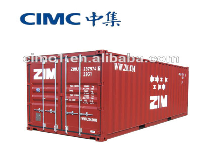 Cimc Новый 20-футовый Gp Iso Сухой Грузовой Контейнер